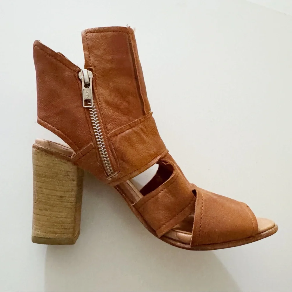 Free People Effie Leather Heeled Sandals